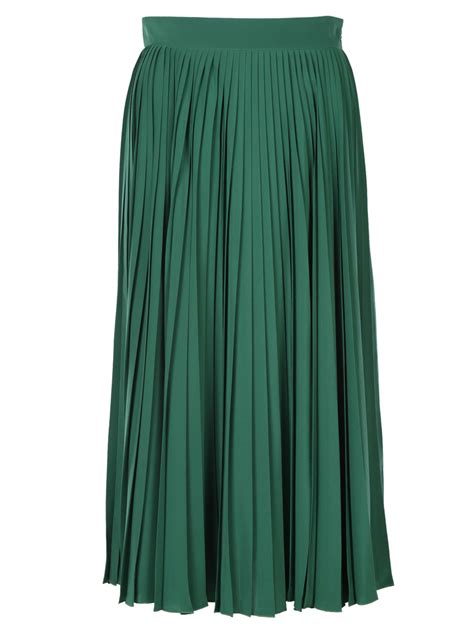 gucci skirt green|gucci flared skirt.